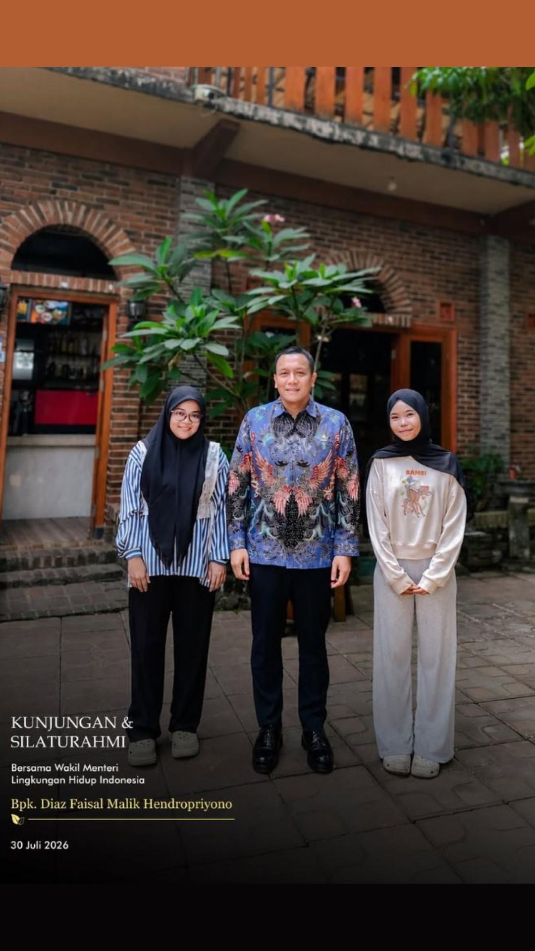 Kunjungan & Rapat Rombongan Wakil Mentei Lingkungan Hidup